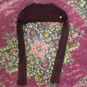 Dark purple Fashion Nova layering top